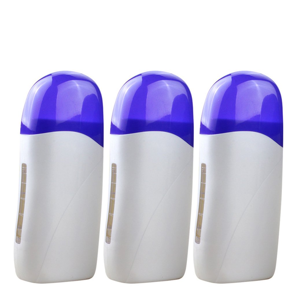 3PCS/SET Depilatory Wax Heater Roller Warmer Men Women Body Hair Removal Waxing Heater Depilatory Wax Body Care Tool