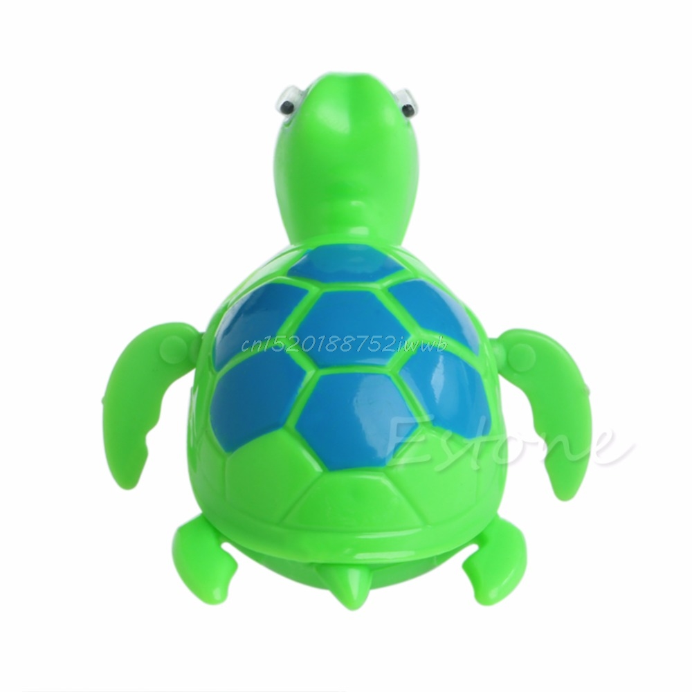 1PC Wind up Swimming Floating Turtle Animal Toy For Kids Baby Child Pool Bath Time