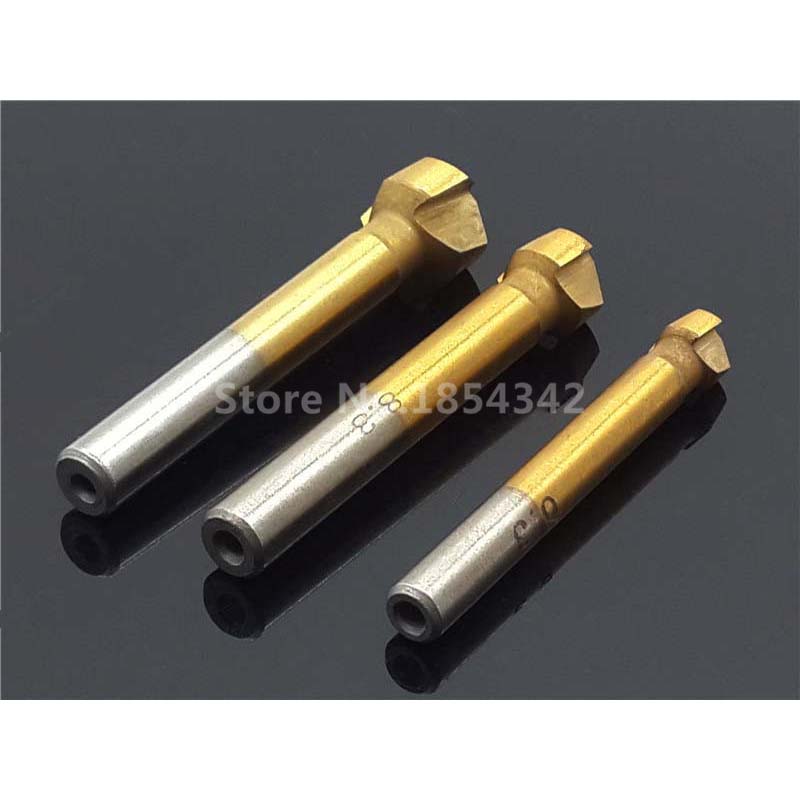 1PC 6 Sizes Titanium 90 Degree HSS Countersink Drill Chamfer Cutter Workpiece Taper Wood Steel Aluminum Milling Tool 6.3-20.5MM