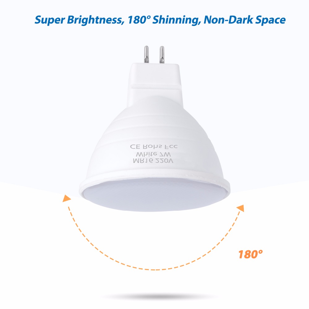 MR16 Spotlight LED Lamp 220V Bombilla GU10 LED Bulb 5W 7W Corn Bulb LED Light GU5.3 Spot Light 2835SMD Ampoule Indoor Lighting