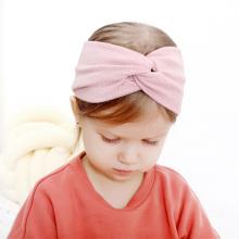 MIXIU Solid Knot Baby Headbands Cotton Elastic Hair Band Baby Turban Handmade Infantile Haarband Baby Hair Accessories