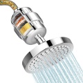 Shower Head and 15 Stage Shower Filter, High Output Hard Water Softener Showerhead with Filter Cartridge
