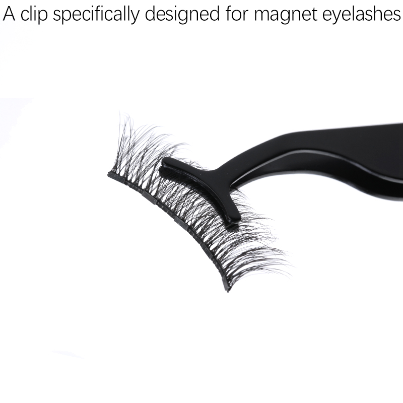 3Pairs of Glue-free Magnetic Eyelashes set Magnet Liquid Eyeliner Tweezer Set Waterproof Long Lasting Reusable Eyelash Extension