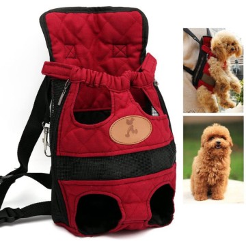 Pet Dog Double Shoulder Portable Travel Backpack Outdoor Carrier Pet Bag Carrying Bag Dog Backpack Pets Chest Backpack S/M/L/XL