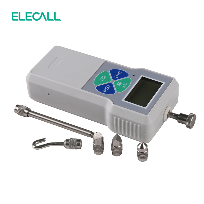ELECALL ELK-100 Digital Dynamometer Force Measuring Instruments Thrust Tester Digital Push Pull Force Gauge Tester Meter