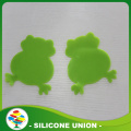 Promotional Green Frog Shape Silicone Coaster