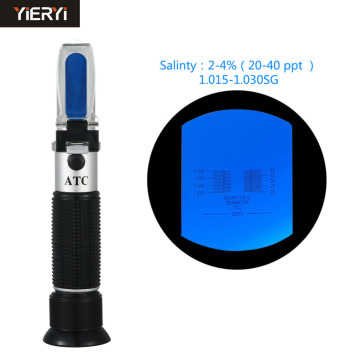 New 20-40% PDP Salinity Refractometer/1.015-1.030 Food Salinometer Refractometer Refractometer Salt Meter Aquarium Seawater