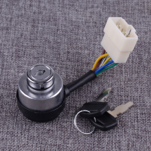 DWCX Car Portable Chinese Gasoline Diesel Generator Gas Ignition Switch On Off Start Ignition Key Lock Combination 6 Wire Way