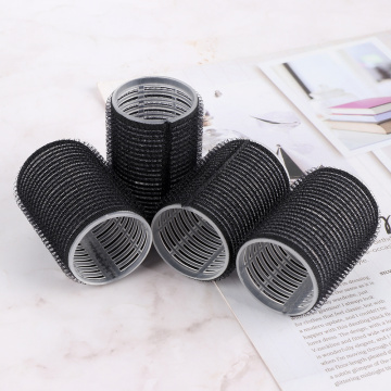 Multi Size Black Self Grip Hair Rollers Pro Salon Hairdressing Curlers Hair Design Sticky Cling Style For DIY Hair Styling