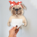 3D Cartoon Toilet Tissue Holder Wall Mount Punch Free Toilet Parper Holder Loo Lavatory Tissue Roll Holder Bathroom Accessories