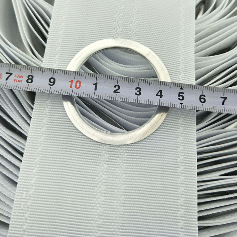 14M Eyelet Curtain Tape Curtain Heading Grommet Top Tape Transparent Ring Header 5 rings/m White Tape Curtain Accessories D40