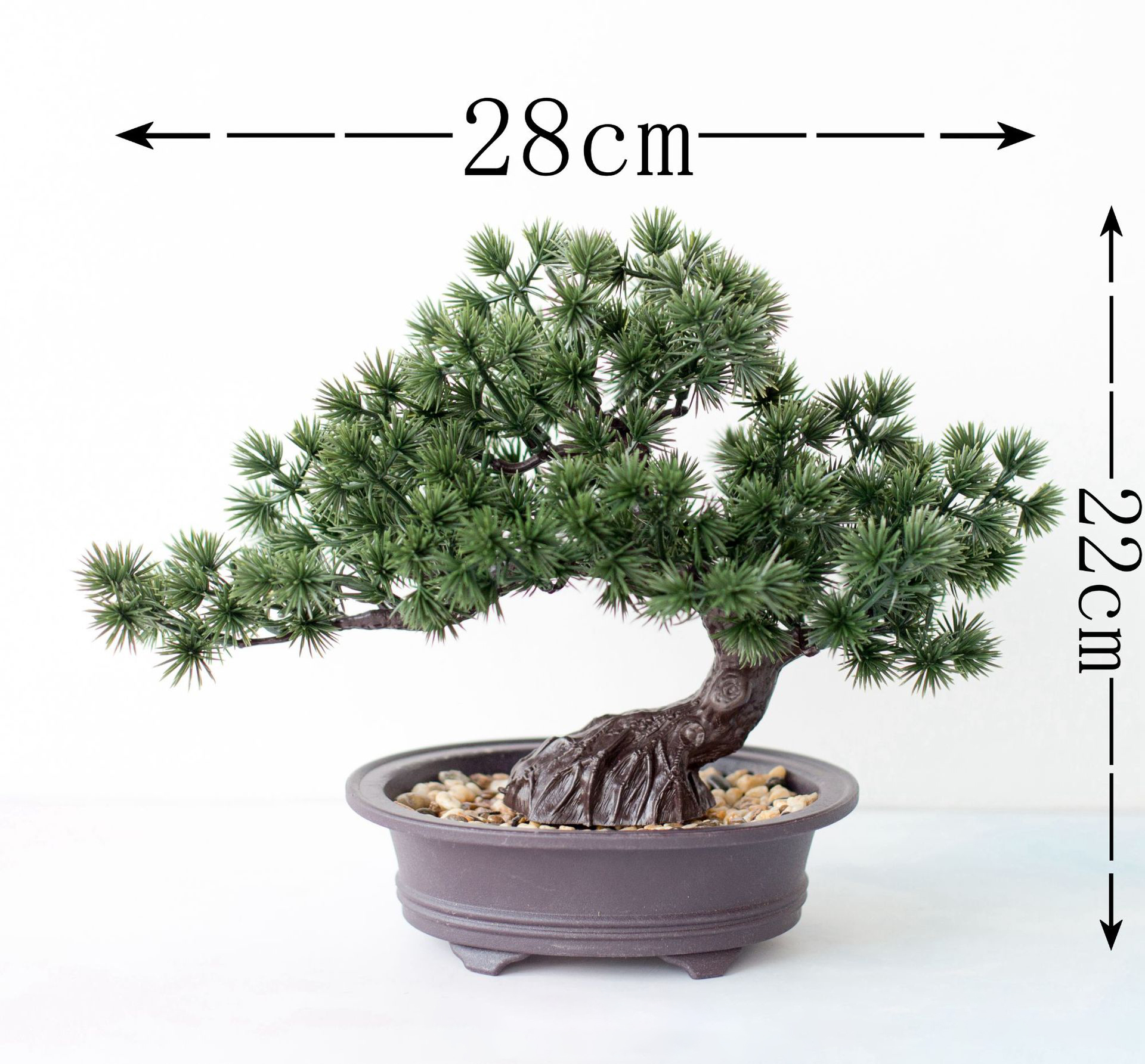 high quality Artificial Plants green Bonsai Tree Simulation Pine Needles Cypress Plants garden/desk/home living room decorations