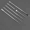 5PCS Blackhead Comedone Acne Pimple Remover Tool Spoon for Face Skin Care Tool Extractor Beauty Tool Needles Facial Pore Cleaner