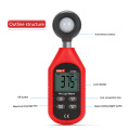 Mini Digital light meter UNI-T UT383 Lux meter luminance illuminometer Fc test max.200,000 Lux Fc Test Max Min Illuminometers