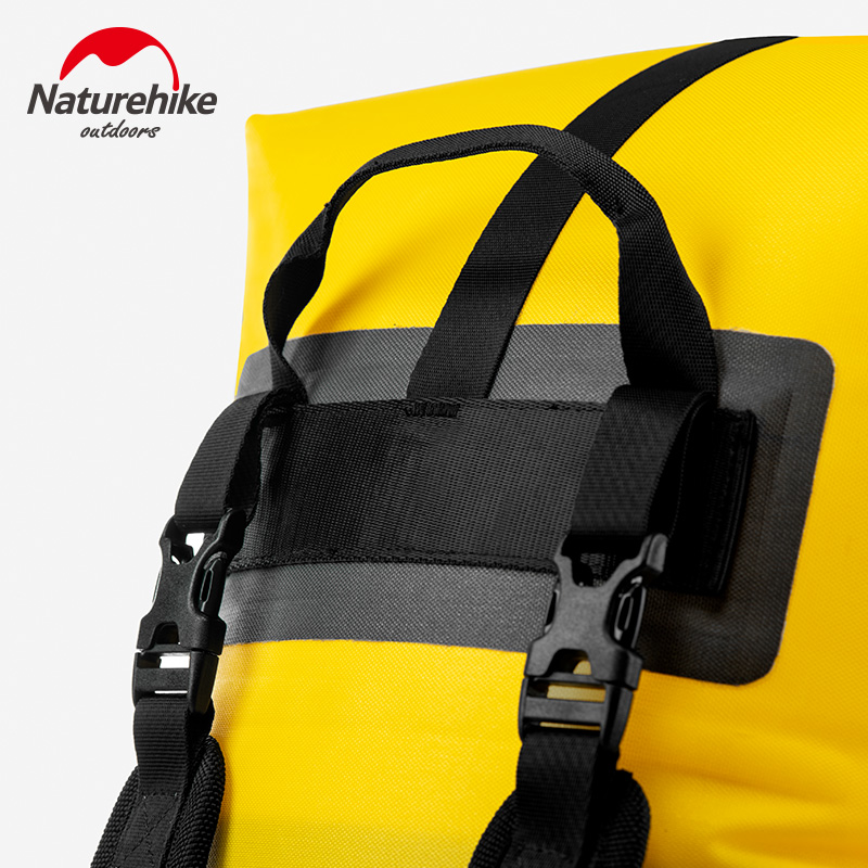 Naturehike 28L 420D TPU Dry Wet Separation Trekking Drifting Seal Rafting Bag Double Straps Dry Swimming Waterproof Bag W Pocket