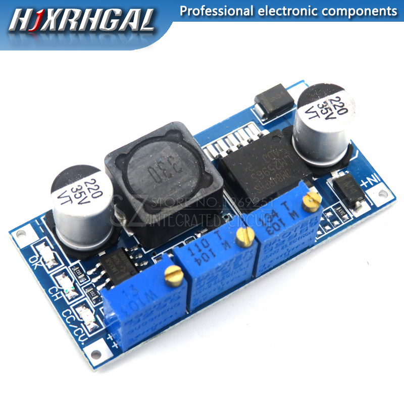 1PCS LM2596 LED Driver DC-DC Step-down Adjustable CC/CV Power Supply Module