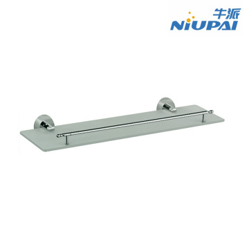 Durable Single Glass Shelf for Modern Interior