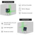 HANMATEK LV1G Laser Level green Cross Line Laser with Measuring Range 50ft, Self-Leveling Vertical and Horizontal Line