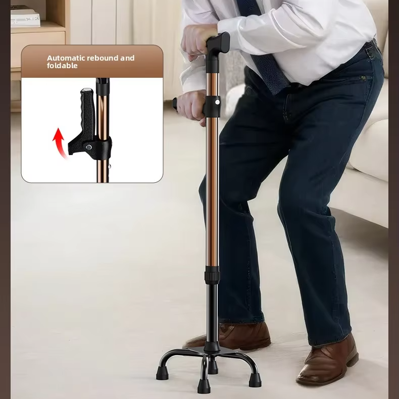 Aluminum Alloy Cane for Elderly and Disabled-Adjustable Height 62-85cm 200kg Load Capacity Durable & Lightweight Walking Aid4 Aluminum Alloy Cane for Elderly and Disabled-Adjustable Height 62-85cm 200kg Load Capacity Durable & Lightweight Walking Aid4