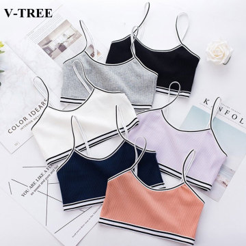 Kids Underwear Model Candy Color Tank Top For Girls Double-layer Girl Camisole Cotton Children Singlets Teenager Undershirt 8-15