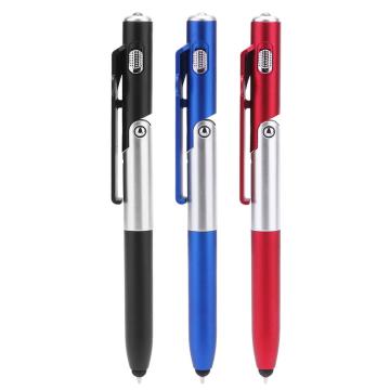 Multi-function 4 in 1 Pen Ballpoint Pen Folding led Light Mobile Phone Stand Holder School Office Writing Stationery Supplies