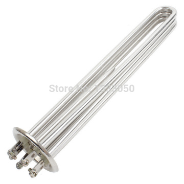 Free Shipping Stainless Steel Water Boil Tubular Heating Heater AC 380V 6KW