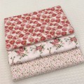 160x50cm Small Rose Cotton Twill Printed Fabric Pajamas Bedding Hand-Made Curtain Surface cloth