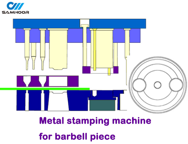 Barbell Piece stamping machine