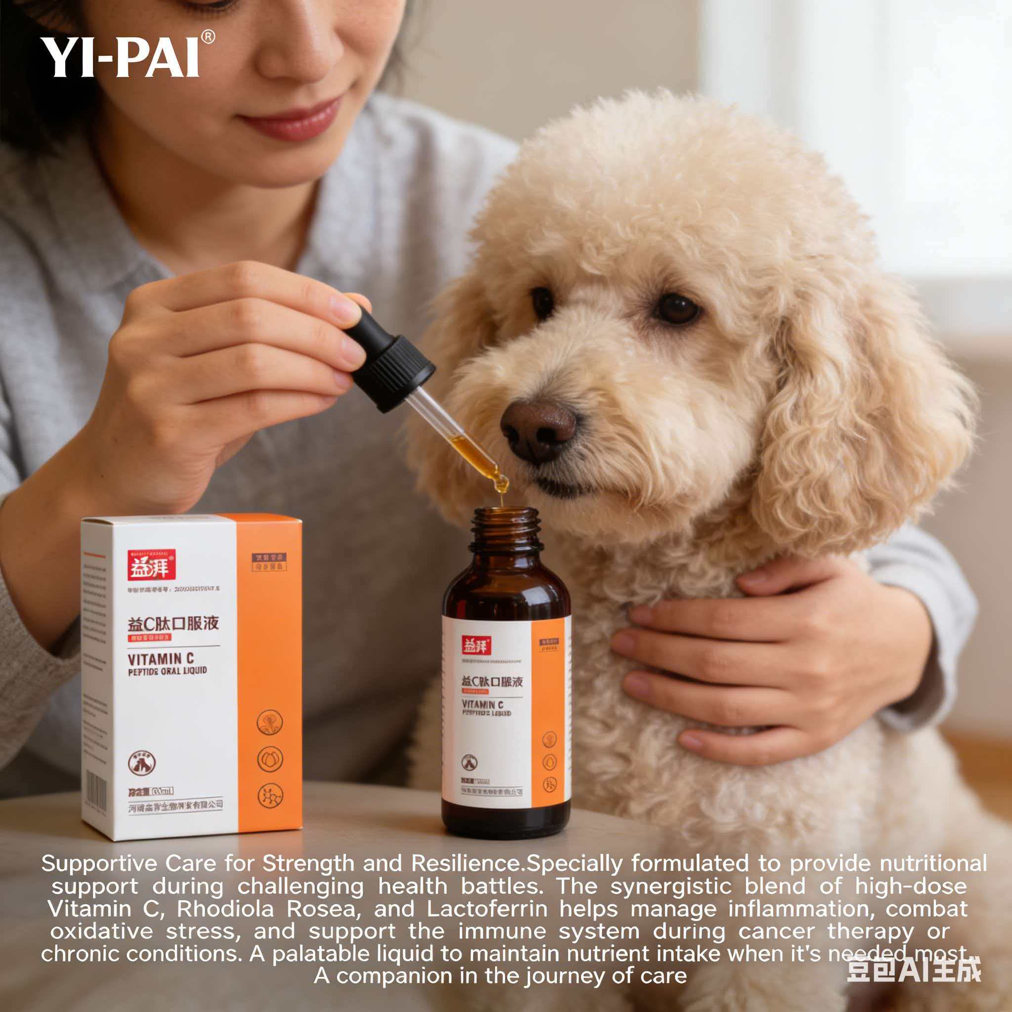Antioxidant Reishi Mushroom Vitamin C For Low Immunity Pets