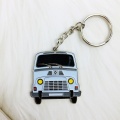 custom zinc alloy soft enamel mini car keychain