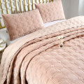 New Short plush Quilting size 224x234cm /270x234cm bed cover Bed Skirt Bedspread Bed Sheet Bed Cover Pillowcase Bedding Set