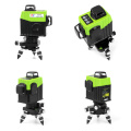 KaiTian 12 Lines 3D Laser Level Tripod Self-Leveling Cross Horizontal 360 Vertical Green Lasers Receiver Beam Line Livella Level