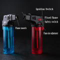 Cigar Butane Lighters Windproof Gas Lighter Firepower Fierce Spray Gun Home kitchen Outdoor BBQ Torch Lighter