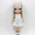 ICY DBS Blyth Custom Doll No.BL1003 Grey Straight hair 1/6 bjd