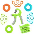 Hand Grip Strengthener Workout Muscle Grip Training Ring Kit Finger Gripper Gym Fitness Exercise Accessories Rehabilitation Tool