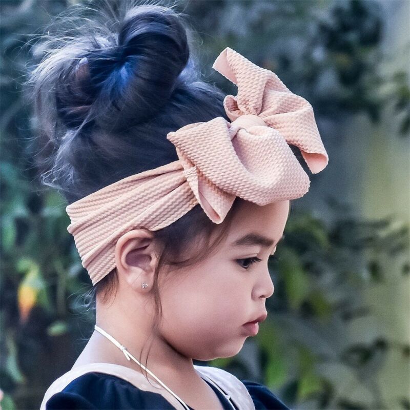 NEW Kids Girl Baby Headband Infant Newborn Flower Bow Hair Band Accessories