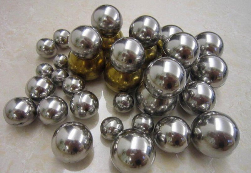 304 stainless steel gray hollow balls bright millor home deco ball Metal Building Materials no slide ball