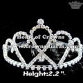 Beauty Double Heart Rhinestone Princess Tiaras