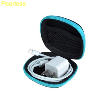 Peerless Random color Clip Holder Clip Dispenser Bags Headphones Earphone Cable Earbuds Storage Pouch bag Desk Organizer