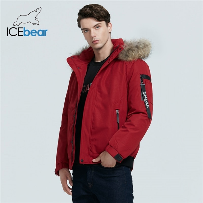 ICEbear 2020 New Winter Men's Coat Fashion Men's Clothing Hooded Jacket Brand Apparel MWD19626I