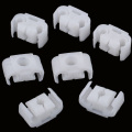 20Pcs Auto Brake Cable Bracket Pipe Fasteners Car Body Retaining Clips Holder For VW Golf For Jetta Passat For Audi A4 A6