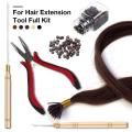 Micro Hair Extension Rings Beads Hair Extension Pliers For Fusion Capsule Hair Keratin Glue Remove Remover Hair Extension Tools