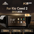 KingBeats Android 10 Octa-Core head unit HU 4G in Dash Car Radio Multimedia Video Player Navigation GPS For Kia CEED Ceed 2 JD 2012 - 2018 no dvd 2 din Double Din Android Car Stereo 2din DDR4