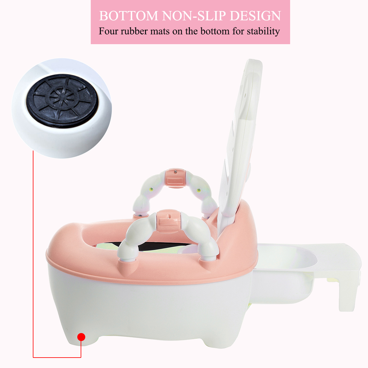 Baby Potty Training Seat Children's Potty Baby Toilet Cartoon Panda Kids Toilet Trainer Bedpan Portable Urinal Backrest Pot