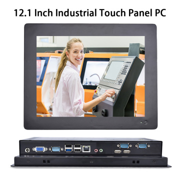 12.1 Inch Industrial Touch Panel PC,4 Wires Resistive Touch Screen,Intel 3855U,All in One Computer,Wins 7/10,Linux,[HUNSN DA12W]