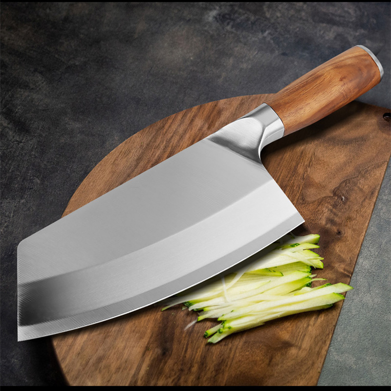 8inch Kitchen Knife Stainless Steel Meat Chopping Cleaver Slicing Vegetables Chinese Chef Knife