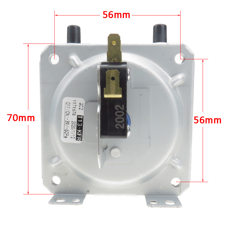 KFR-1 General Purpose Powerful Exhaust Spare Part Repair for Boiler Gas Water Heater Air Pressure Switch AC 2000V 50Hz 60S