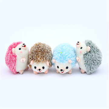 13CM Plush Hedgehog Toys Key Chain Ring Pendant Plush Toy Animal Stuffed Anime Car Fur Gifts for Women Girl Toys Doll