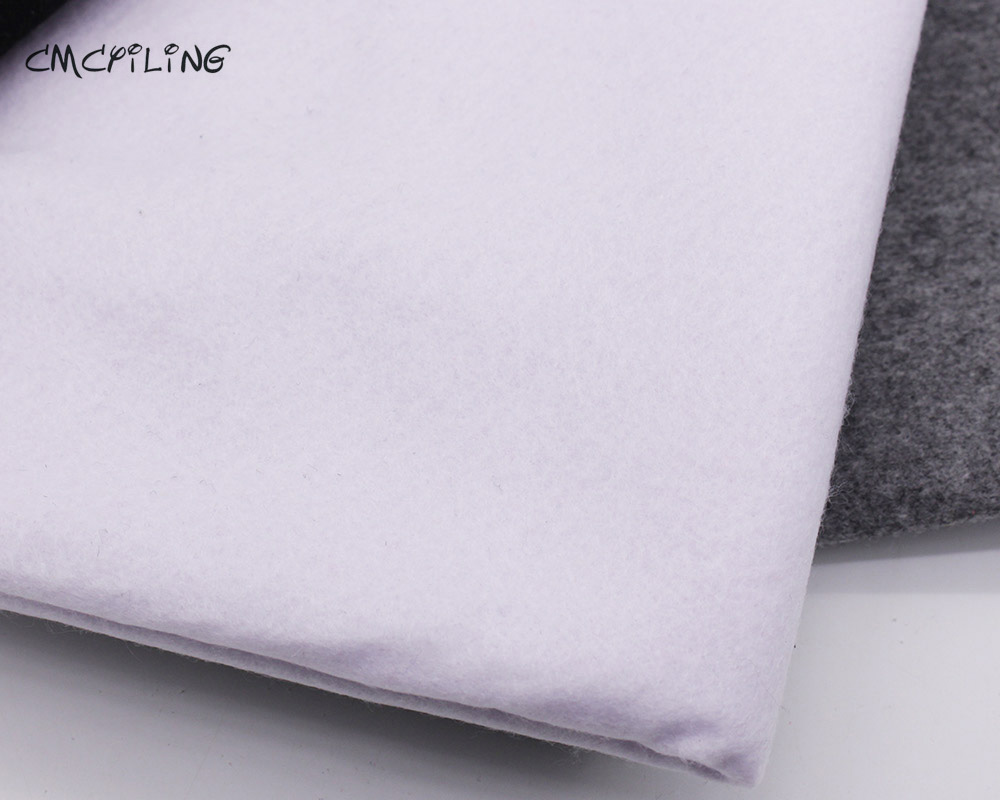 Gray White Black Soft Felt, Polyester Nonwoven Fabrics, For Diy Scrapbooking,Toys Stuff&Skin,Decoration Material