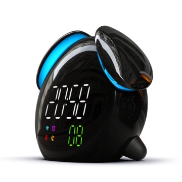 Mini Wireless Charging Smart Alarm Clock USB Rechargeable Table Digital Clock